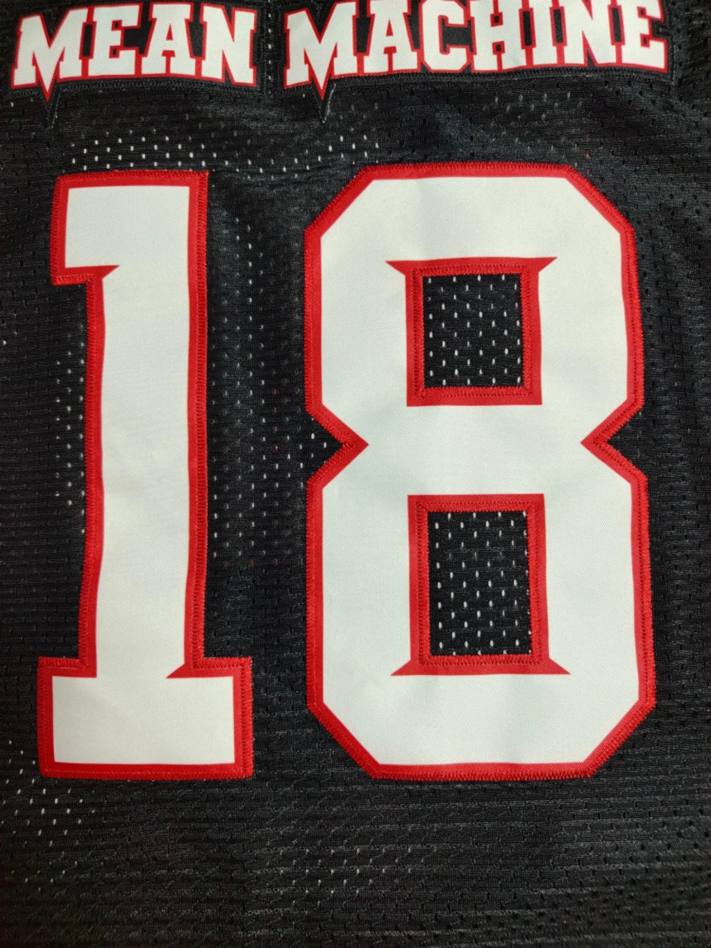 American Football Jersey MEAN MACHINE 18 CREWE Sports Jerseys Rugby Outdoor Sportswear Quarterback Catcher Jersey