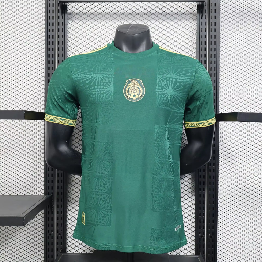 Mexico Special Edition Short Sleeve T-Shirt Green Black Men'S Football Jersey Player Cross-Border Delivery Sportswear